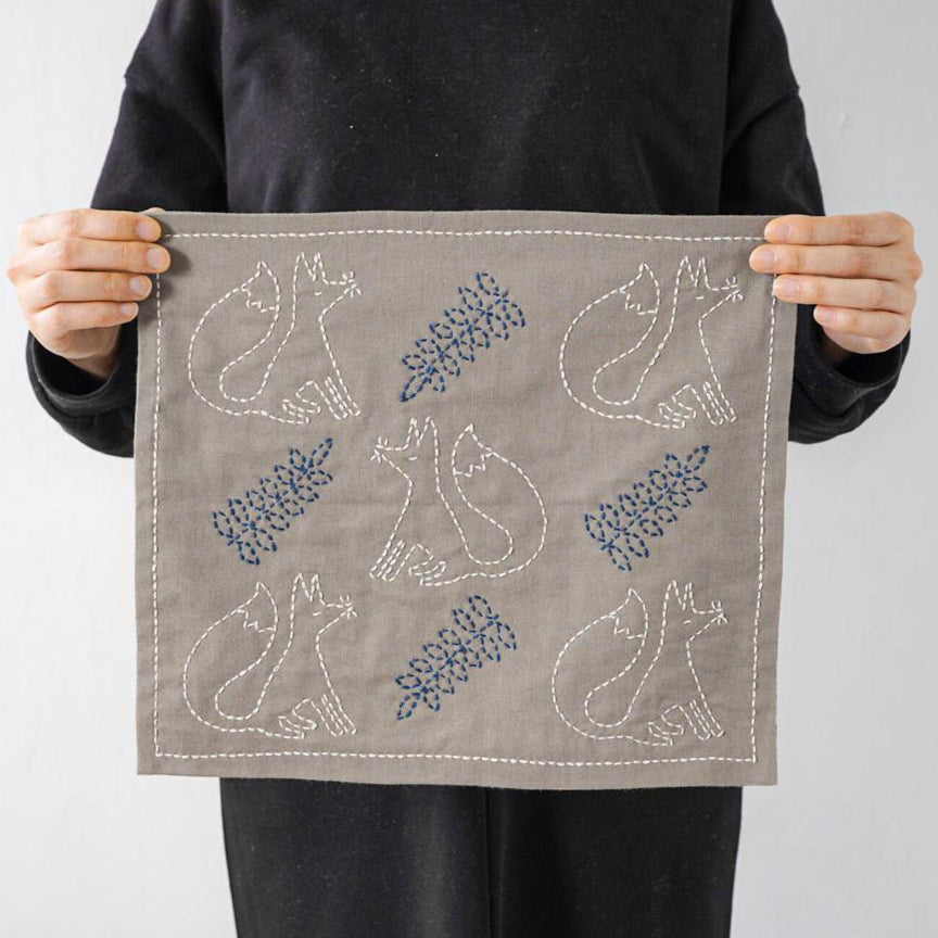 Fox Woodlands Sashiko Kit by Hirvi – Brooklyn Haberdashery