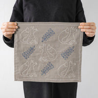 Fox Woodlands Sashiko Kit by Hirvi