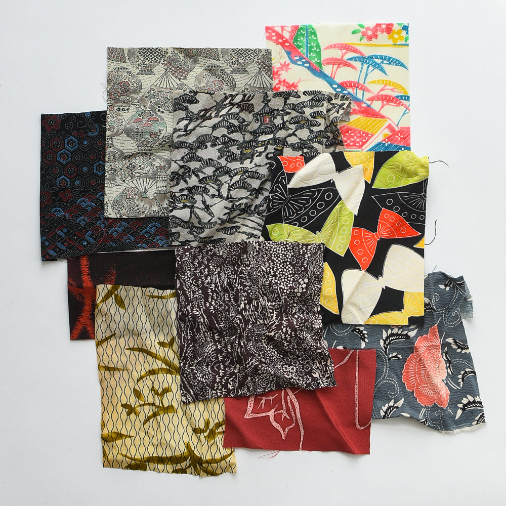 Vintage Japanese Silk Fabric Pack – Brooklyn Haberdashery
