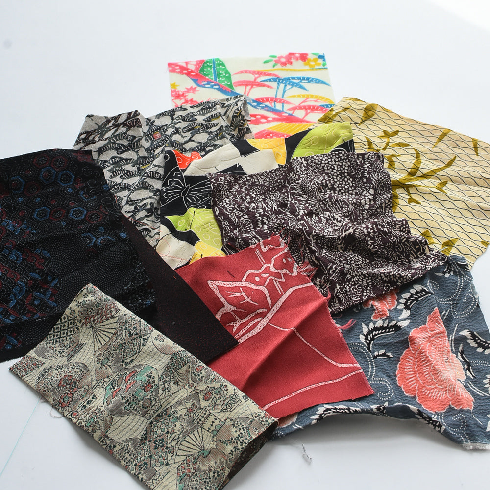 Vintage Japanese Silk Fabric Pack – Brooklyn Haberdashery