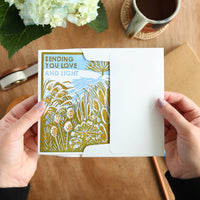 Love & Light Letterpress Cards, Boxed Set