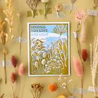 Love & Light Letterpress Cards, Set of 6