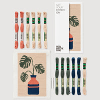 Monstera Needlepoint Kit