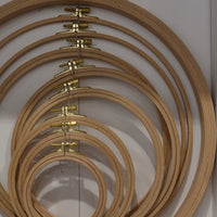 Wood Embroidery Hoops, 8mm
