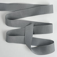 Pearl Gray Rayon Grosgrain Ribbon - 1-1/16"