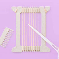 Pokeori Mini Loom Weaving Kit, Blue