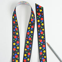 Vintage Confetti Dot Satin Ribbon – 1½" Wide