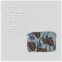 Flowers and Weevils Poetry Pouch by MoritaMiW
