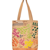 Bengali Embroidery Sampler Tote Bag