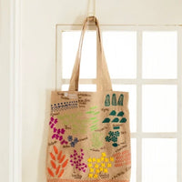 Bengali Embroidery Sampler Tote Bag