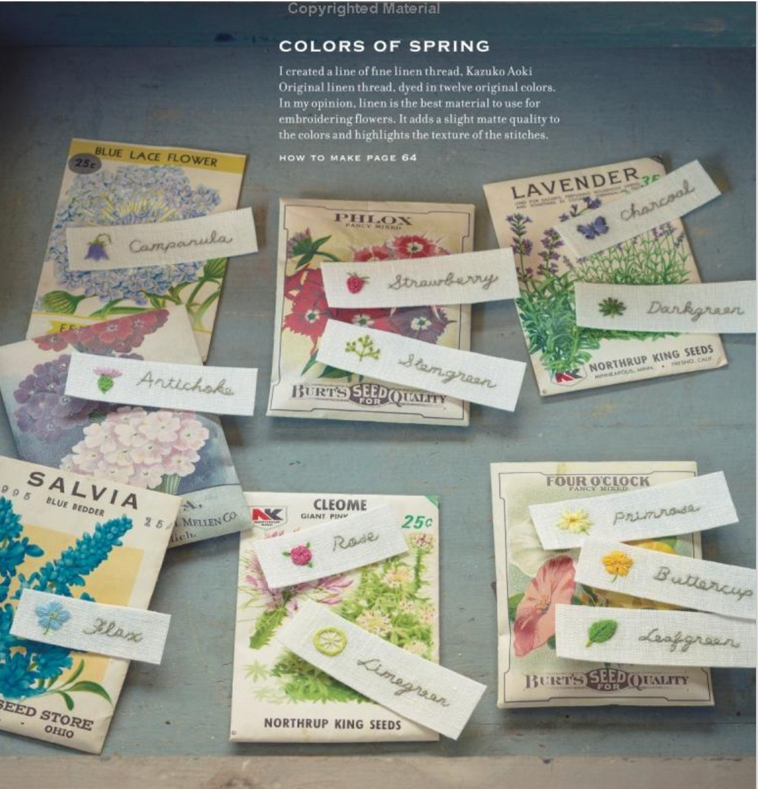 The Embroidered Garden by Kazuko Aoki