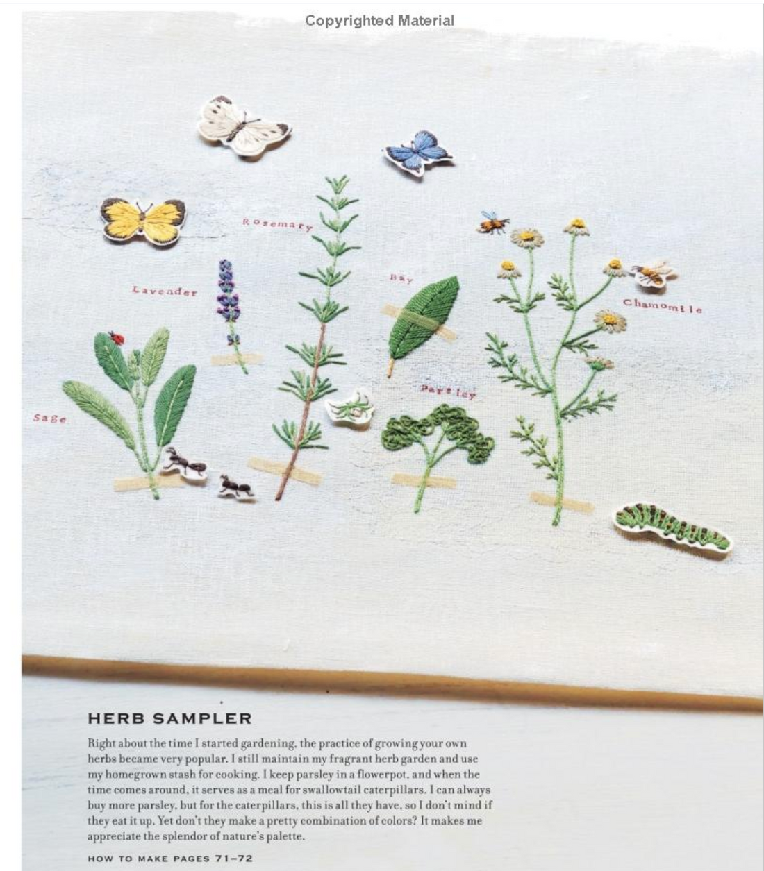 The Embroidered Garden by Kazuko Aoki