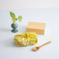 Twilight Rooftops Kohare Furoshiki Wrapping Cloth - Gray & Pink 18"