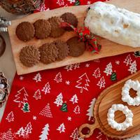 Tenugui Hand Towel - Winter Woods