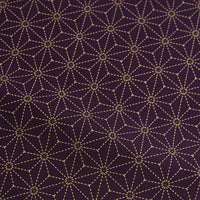 Vintage Japanese Silk – Plum Asanoha