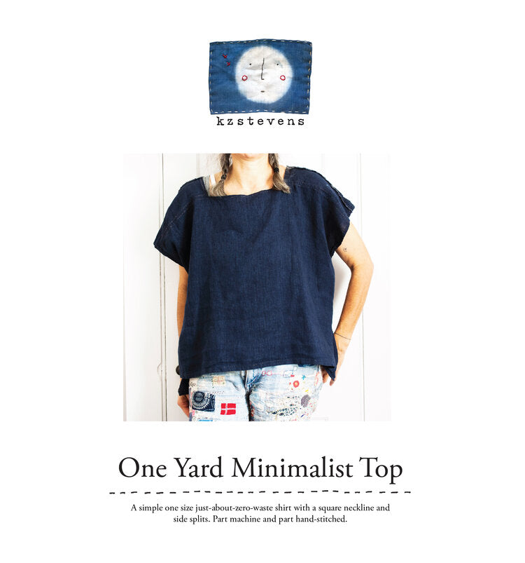 One Yard Minimalist Top Pattern PDF by KZ Stevens
