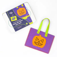 Stitch Your Own Trick-or-Treat Felt Bag