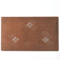 Vintage Miyako Yuzen Katagami No. 4 - Diamond & Plum Blossoms