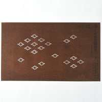 Vintage Miyako Yuzen Katagami No. 9 - Scattered Wildflowers