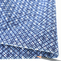 Vintage Yukata Cotton - Crosshatch Lattice Motif