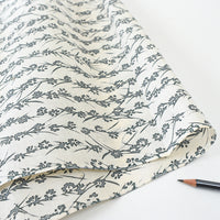 Vintage Indigo Yukata Cotton — Trailing Vine (Karakusa) Motif