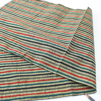 Vintage Yarn-Dyed Yukata Cotton — Multicolor Stripe Motif