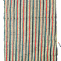Vintage Yarn-Dyed Yukata Cotton — Multicolor Stripe Motif