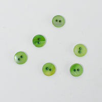 Mother-of-Pearl Buttons 1960s, Lime 3/8"