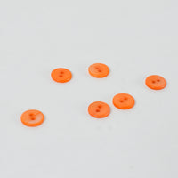 Mother-of-Pearl Buttons 1960s, Orange 3/8"