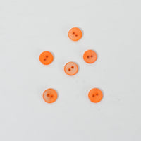 Mother-of-Pearl Buttons 1960s, Orange 3/8"