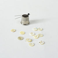 Vintage Mother-of-Pearl Buttons – Set of 12 (10 mm / 3/8")