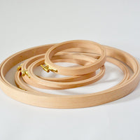 Wood Embroidery Hoop, Adjustable -- 8mm