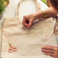 Tote Bag Stitching Kit - Natural