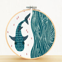 Whale Shark Embroidery Kit