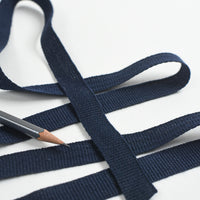 Navy Blue Woven Cotton Tape 1/2" - 100yd Roll