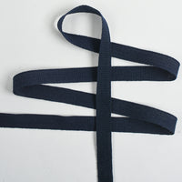 Navy Blue Woven Cotton Tape 1/2" - 100yd Roll