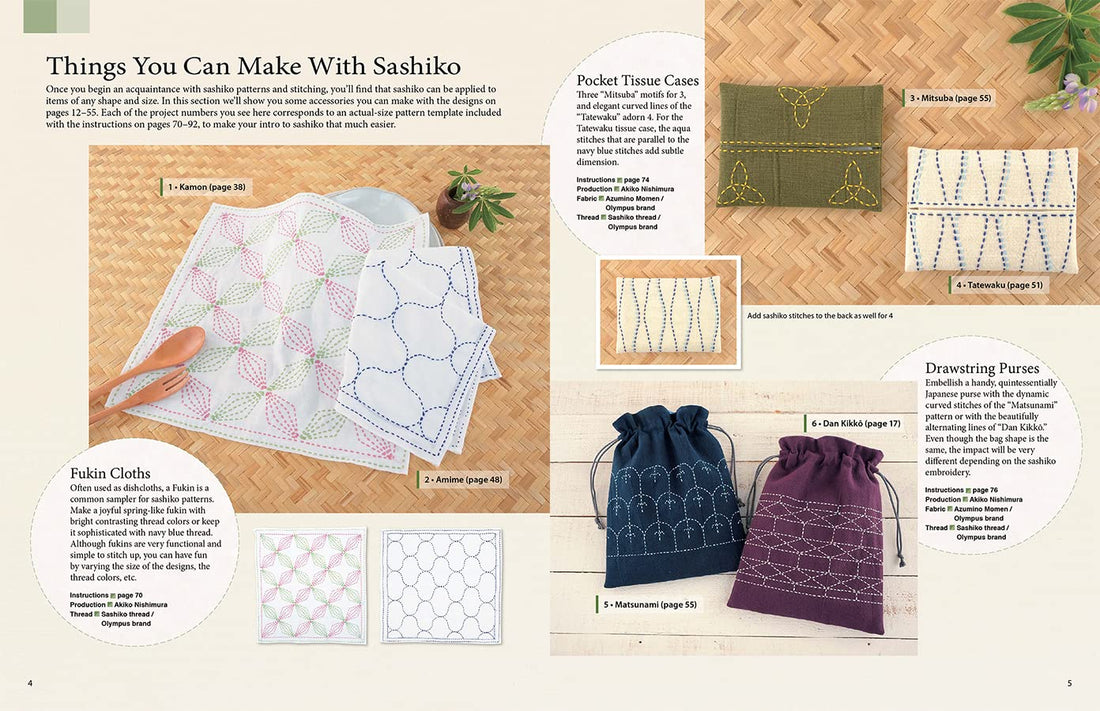 Essential Sashiko: A Dictionary of the 92 Most Popular Patterns by Boutique-Sha