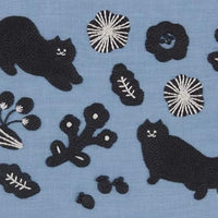 Cat and Flower Embroidery by Suimin