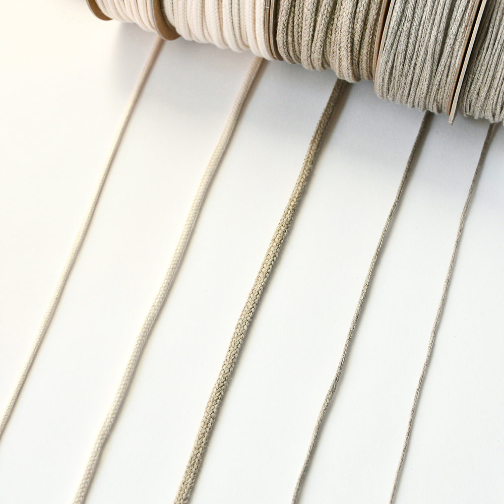 Natural Flax Linen Cord, 3mm