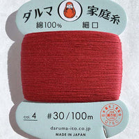 Daruma Hand Sewing Thread, 30 wt