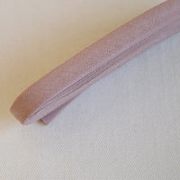 Linen Bias Tape 1/2" - Dusty Rose