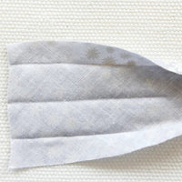 Double Fold Bias Tape 1/2" - Metallic Snow