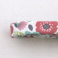 Double Fold Bias Tape 1/2" - Grey Floral