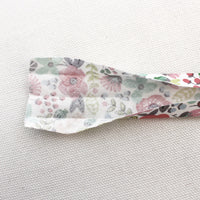 Double Fold Bias Tape 1/2" - Grey Floral