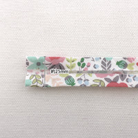 Double Fold Bias Tape 1/2" - Grey Floral