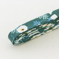 Double Fold Bias Tape 1/2" - Green Camellia