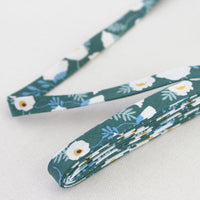 Double Fold Bias Tape 1/2" - Green Camellia