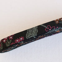 Double Fold Bias Tape 1/2" - Black Floral