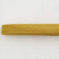 Linen Bias Tape 1/2" - Mustard Yellow