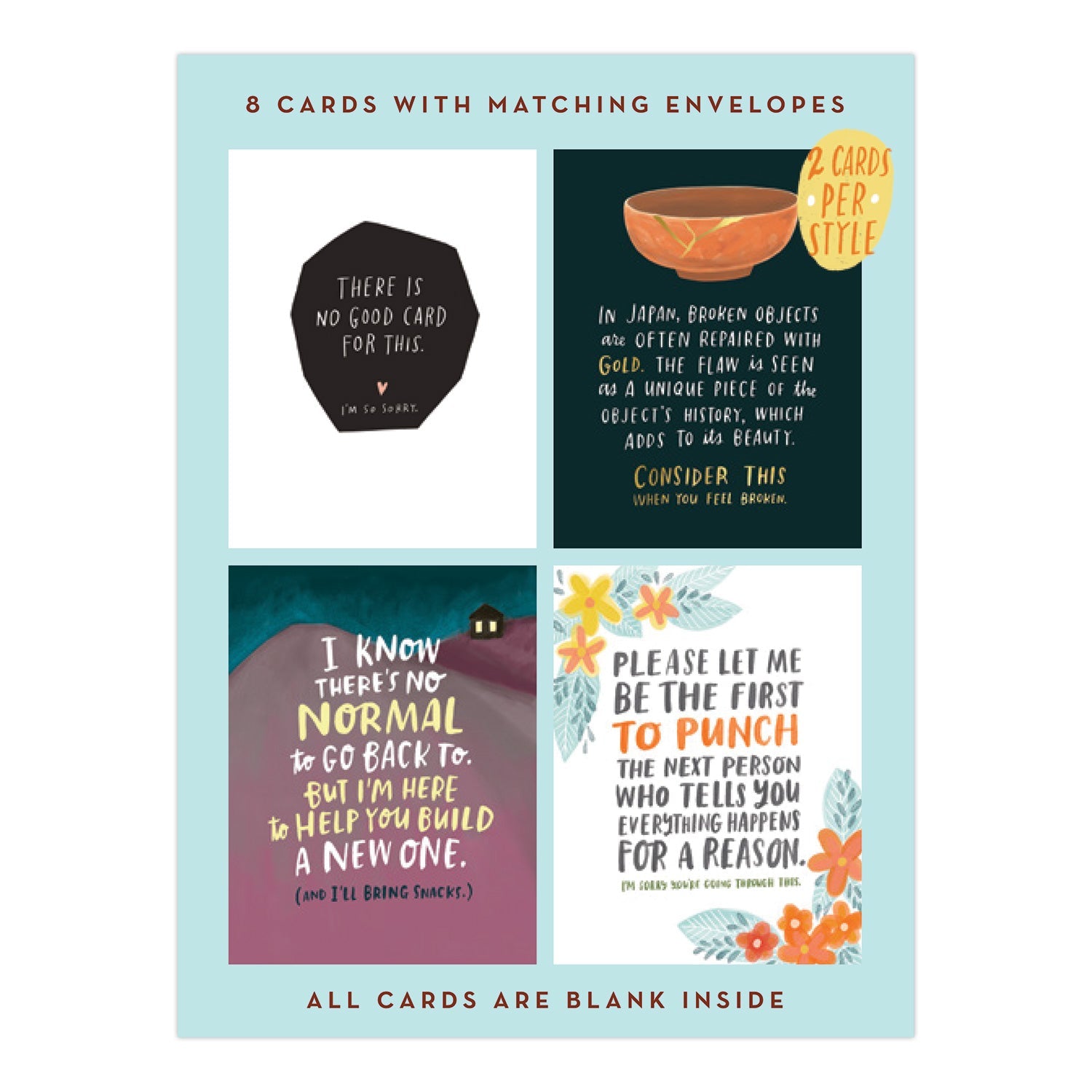 Empathy Cards, Box of 8 – Brooklyn Haberdashery